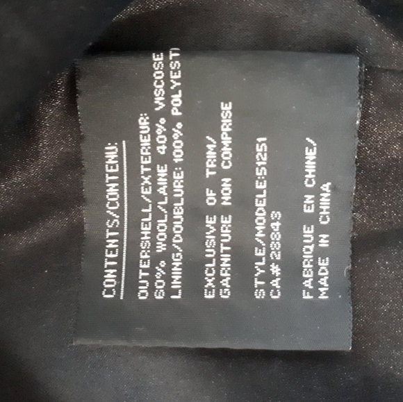 Wool Pea Coat - Women's XL - Picture 6 of 8